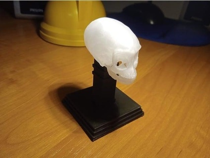 base cristal cráneo Indiana Jones milo 3d print model - Mito3D