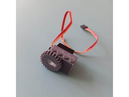 lego compatible monter micro servo rasniel 3d print model - Mito3D