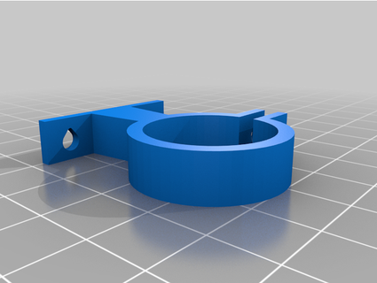 mini drill press ginour - smaller mounting brackets vodzurk 3d print model - Mito3D