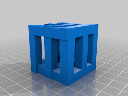 balle cube salatsose 3d print model - Mito3D