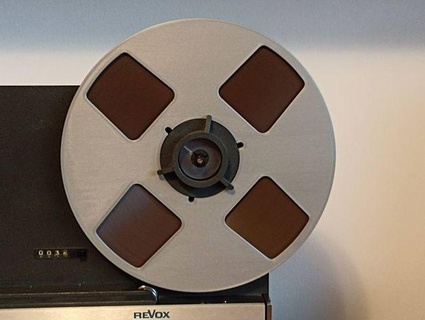 classic 105 nab reels 1 4 audio tape mattst 3d print model - Mito3D