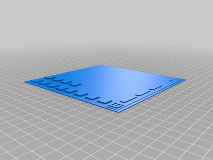 tactile bureau aveugle gazipan 3d print model - Mito3D