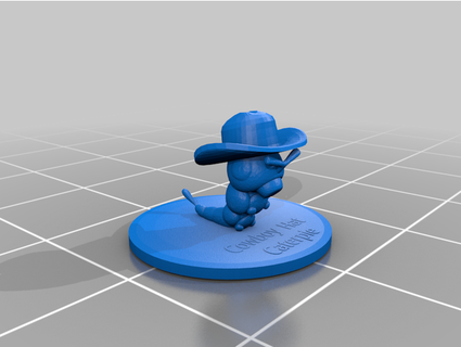 vaquero sombrero caterpie fatmustachep1kachu 3d print model - Mito3D