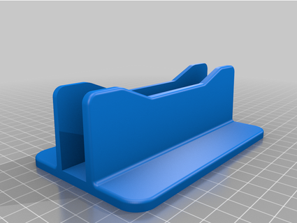 macbook air vertical stand claufari 3d print model - Mito3D