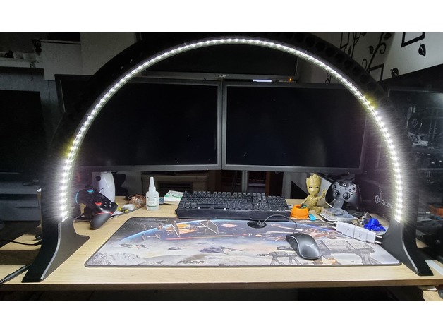 LED arco bógeno grapa 3D print model - Mito3D
