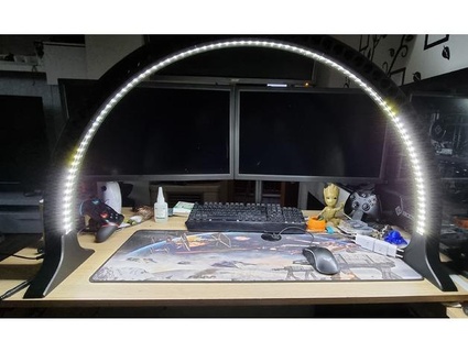 LED arc gogène agrafe 3d print model - Mito3D
