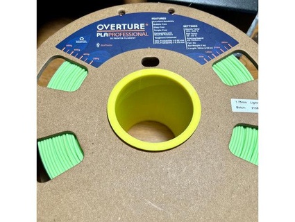 spool tube flanges cardboard spools - overture brands soon cache22 3d print model - Mito3D