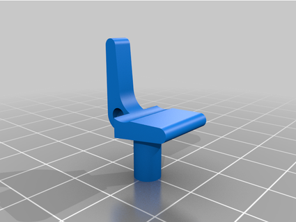 numark tone arm base post bongoplayingmonkey 3d print model - Mito3D