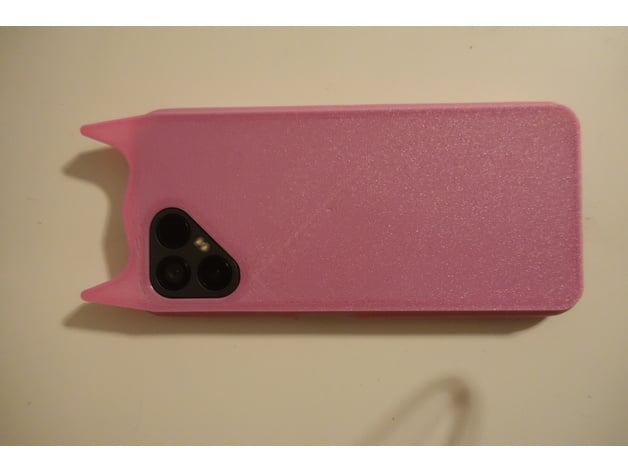fairphone 4 caso funda orejas derlaff 3D print model - Mito3D