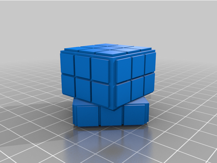 tourné rubik cube 3d print model - Mito3D