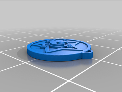 marinaio Luna spilla buco coop gnar 3d print model - Mito3D