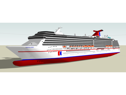 carnival spirit cruise ship deltagamma 3d print model - Mito3D