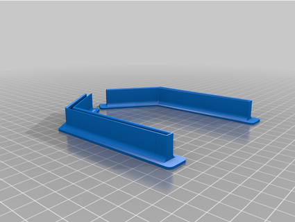 heroquest - dm screen's supports - flaps elongated fit danish screen better thingyj  3d print model - Mito3D