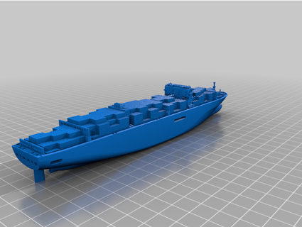 container ship icedmytea 3d print model - Mito3D