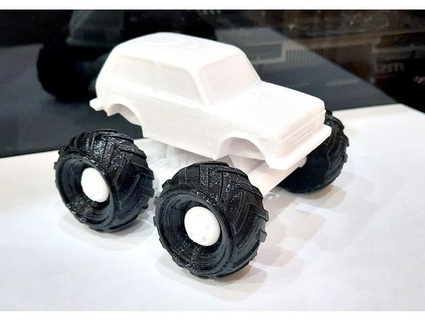 niva 4x4 russian monster truck suspension retrorobot 3d print model - Mito3D
