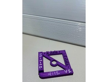 quick calibration square wnsanders 3d print model - Mito3D