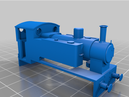 009 proposed talyllyn railway 0-6-0t tom rolt johnnyspanners 3d print model - Mito3D