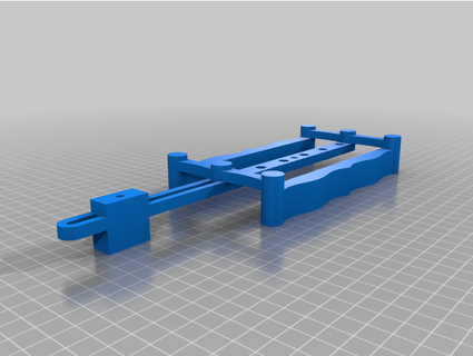 wood peg center drill guide jlettau 3d print model - Mito3D