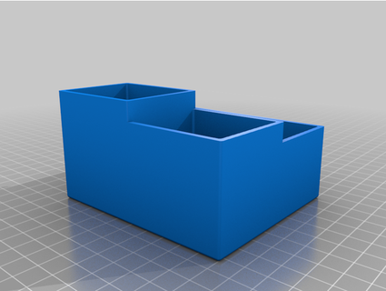 3 section bobbin box grantepher 3d print model - Mito3D