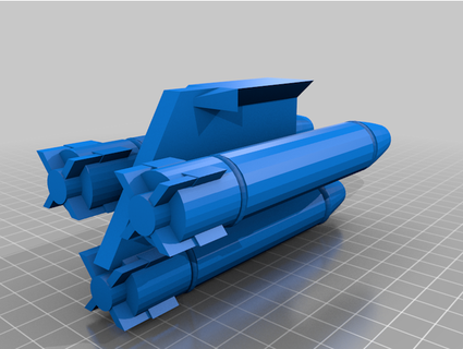 robotech asa mísseis stevem37 3d print model - Mito3D