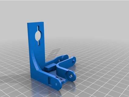 extruder mount 29mm stock ruiniert Wolfe 3d print model - Mito3D