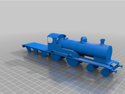 oo scale lnwr 4-4-0 johnnyspanners 3d print model - Mito3D