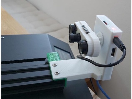 raspberry pi 3b+ case camera mount anet et4 labsist 3dsam3d 3d print model - Mito3D