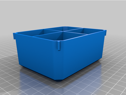 ridgid pro gear org nesting cup 4 chamber jdcustardjr 3d print model - Mito3D