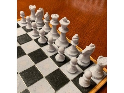 magnetic chess set gtielke 3d print model - Mito3D