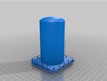 n scale industrial tanque allenpilk 3d print model - Mito3D