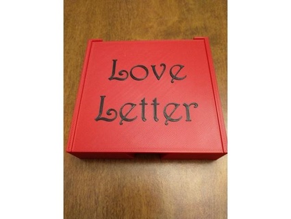 love letter card game box evets17 3d print model - Mito3D