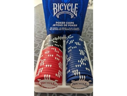 Fahrrad Marke Poker Chip Halter Unterstützung visuelle Dichte 3d print model - Mito3D