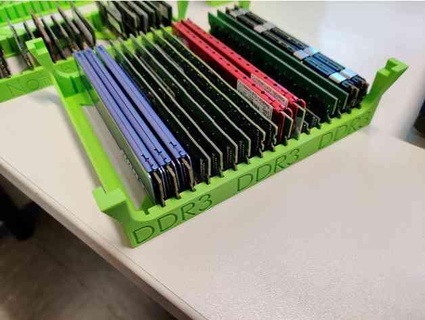 dimm storage tray stackable mars9601 3d print model - Mito3D
