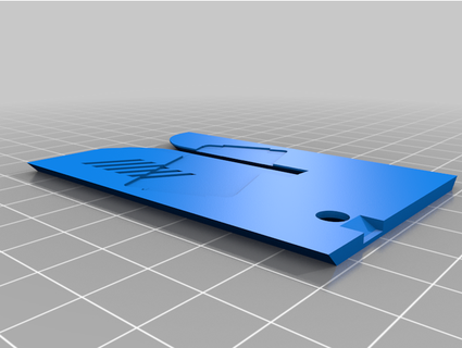 carta taglierina inserire bordo rasoio lame sciamano72 3d print model - Mito3D