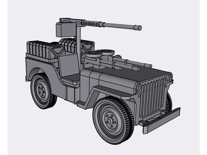 ww2 airborne jeep pack mo2405 3d print model - Mito3D