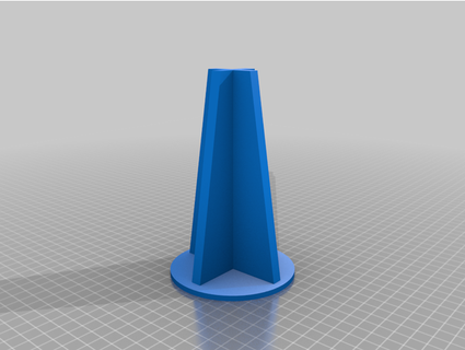 destek piramit boyama püskürtmek kıtalararası 3d print model - Mito3D