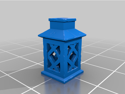 led lamp post awfor 3d print model - Mito3D