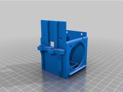 impresora cabeza ventilador caso funda PeorTinker 3d print model - Mito3D