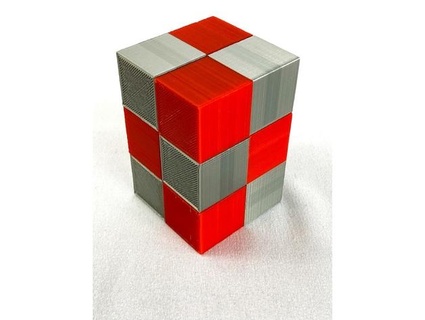 elastic cord cube puzzle mtairymd 3d print model - Mito3D
