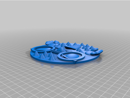 Pickel Gesicht stampfen Pad z3dprints 3d print model - Mito3D