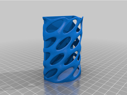 voronoi refrigerador cesta dmlet 3d print model - Mito3D
