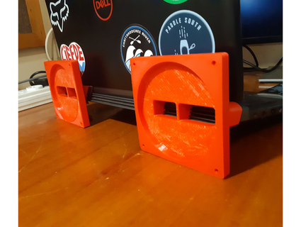 Laptop Kühlung Stand dell g5 120mm Fans brohrbax 3d print model - Mito3D