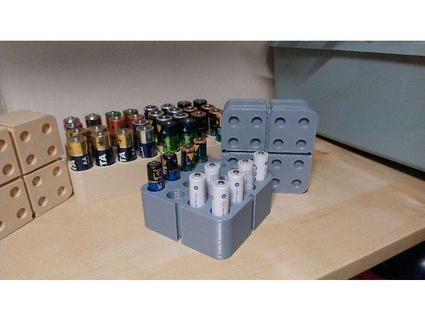 stackable battery box bvogl  3d print model - Mito3D