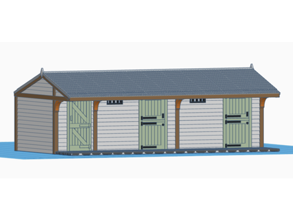 stables mikesrailway 3d print model - Mito3D