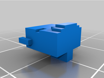 Minecraft vaca baleia 3d print model - Mito3D