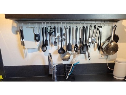kitchen utensil rack ikea lack floating wall shelf xienixps 3d print model - Mito3D