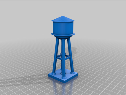 water tower weelittlecars 3d print model - Mito3D