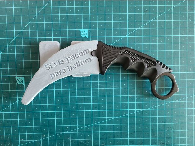 karambit étui fusil chasse 3D print model - Mito3D