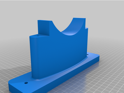 pvc schedule 40 pipe wall mount wilimis 3d print model - Mito3D