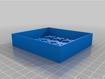 tic tac toe x candy mold box annali20 3d print model - Mito3D